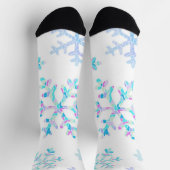 Schneeflockenmuster Socken (Oben)