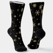 Schneeflockenmuster Socken (Gewinkelt)