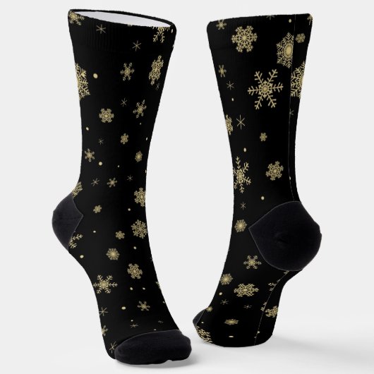 Schneeflockenmuster Socken (Gewinkelt)