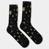 Schneeflockenmuster Socken (Rechts)