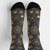 Schneeflockenmuster Socken (Oben)