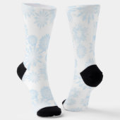 Schneeflockenmuster Socken (Gewinkelt)