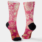 Schneeflockenmuster Socken (Gewinkelt)