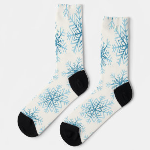 Schneeflockenmuster Socken