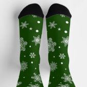 Schneeflockenmuster Socken (Oben)