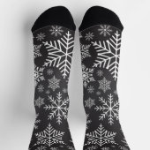 Schneeflockenmuster Socken (Oben)