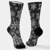 Schneeflockenmuster Socken (Gewinkelt)