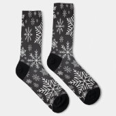 Schneeflockenmuster Socken (Rechts)
