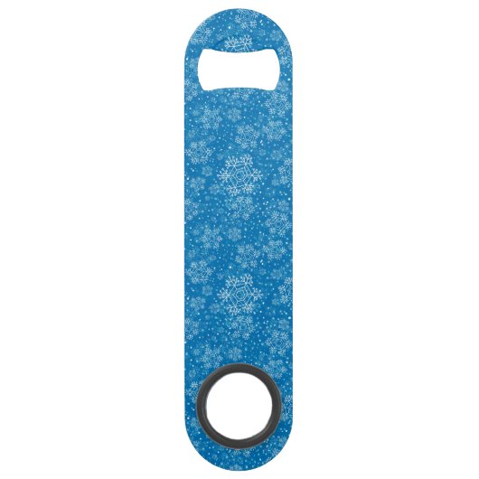 Schneeflockenmuster Speedflaschenöffner (Rückseite)