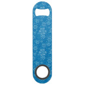 Schneeflockenmuster Speedflaschenöffner (Vorderseite)