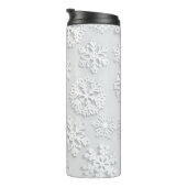 Schneeflockenmuster Thermosbecher (Nach rechts gedreht)