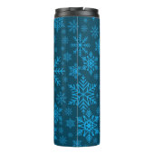 Schneeflockenmuster Thermosbecher (Rückseite)