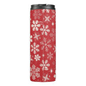 Schneeflockenmuster Thermosbecher (Rückseite)