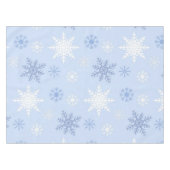 Schneeflockenmuster Tischdecke (Vorderseite (Horizontal))