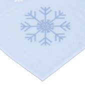 Schneeflockenmuster Tischdecke (Schrägansicht)
