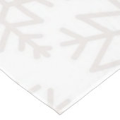 Schneeflockenmuster Tischdecke (Schrägansicht)
