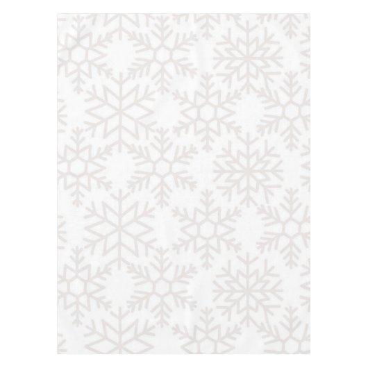 Schneeflockenmuster Tischdecke (Vorderseite)