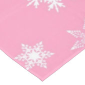 Schneeflockenmuster Tischdecke (Schrägansicht)