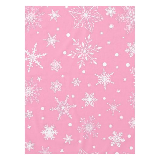 Schneeflockenmuster Tischdecke (Vorderseite)