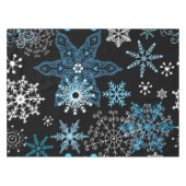 Schneeflockenmuster Tischdecke (Vorderseite (Horizontal))