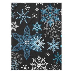 Schneeflockenmuster Tischdecke