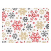 Schneeflockenmuster Tischdecke (Vorderseite (Horizontal))