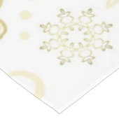 Schneeflockenmuster Tischdecke (Schrägansicht)