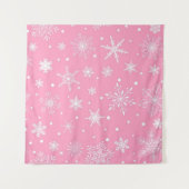 Schneeflockenmuster Wandteppich (Vorderseite (Horizontal))