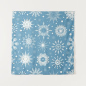 Schneeflockenmuster Wandteppich (Vorderseite (Horizontal))