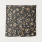 Schneeflockenmuster Wandteppich (Vorderseite (Horizontal))