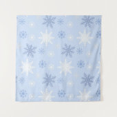 Schneeflockenmuster Wandteppich (Vorderseite (Horizontal))