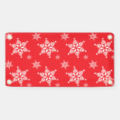Schneeflockenmuster, weiße Schneeflocken, Schnee, Banner (Horizontal)