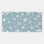 Schneeflockenmuster, weiße Schneeflocken, Schnee,  Banner (Horizontal)