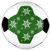 Schneeflockenmuster, weiße Schneeflocken, Schnee,  Fußball (Gedreht)