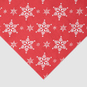 Schneeflockenmuster, weiße Schneeflocken, Schnee,  Seidenpapier (Ausschnitt)