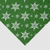 Schneeflockenmuster, weiße Schneeflocken, Schnee,  Seidenpapier (Ausschnitt)