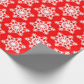 Schneeflockenpapier Geschenkpapier (Ecke)