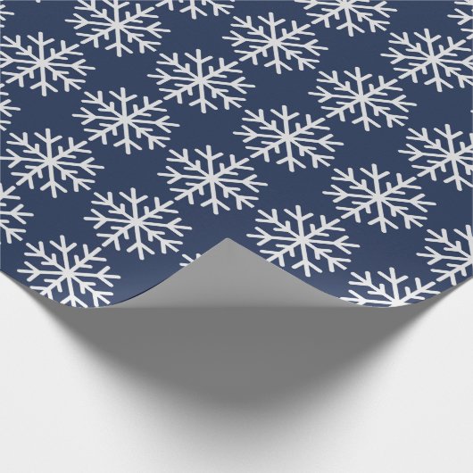 Schneeflockenpapier Geschenkpapier (Ecke)