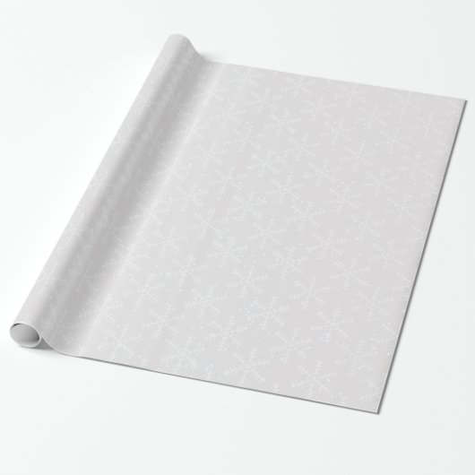 Schneeflockenpapier Geschenkpapier (Ungerollt)