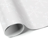 Schneeflockenpapier Geschenkpapier (Rolleneckpunkt)