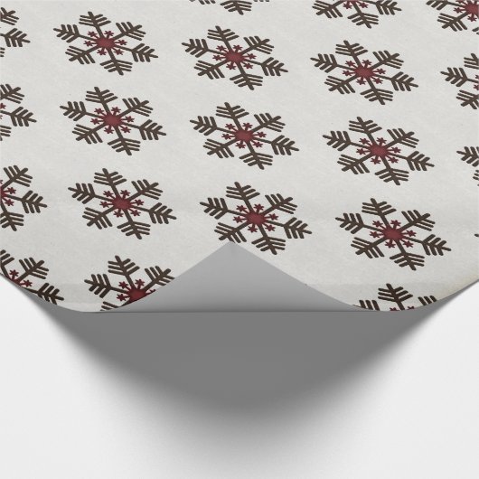 Schneeflockenpapier Geschenkpapier (Ecke)