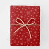 Schneeflockenpapier Geschenkpapier Set (Beispiel)