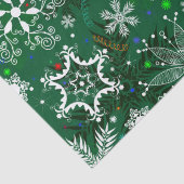 Schneeflockenpapier Seidenpapier (Detail)