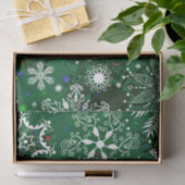 Schneeflockenpapier Seidenpapier (Geschenk)