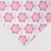 Schneeflockenpapier Seidenpapier (Detail)