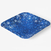 Schneeflockenpapierplatte Pappteller (Gewinkelt)