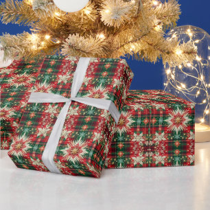 Schneeflockenpracht Geschenkpapier