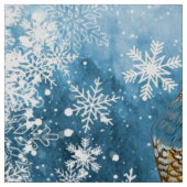 Schneeflockenquail Stoff (Muster)