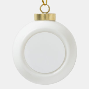 Schneeflockenrahmenornament Keramik Kugel-Ornament
