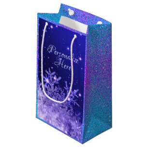 Schneeflockeschein-Geschenktasche Kleine Geschenktüte